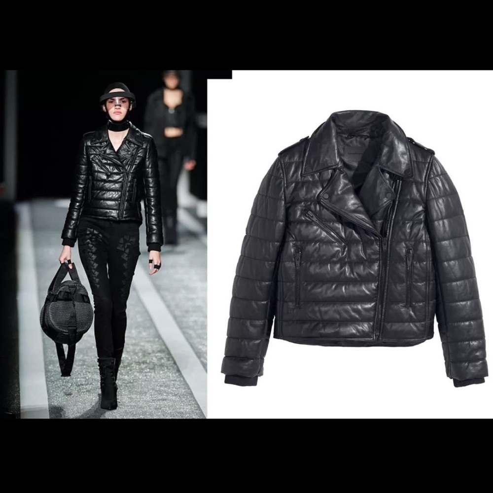 Alexander Wang by H&M Women’s Motto Leather Jacket